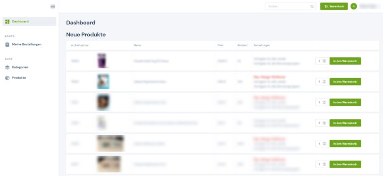B2B-Bestellportal